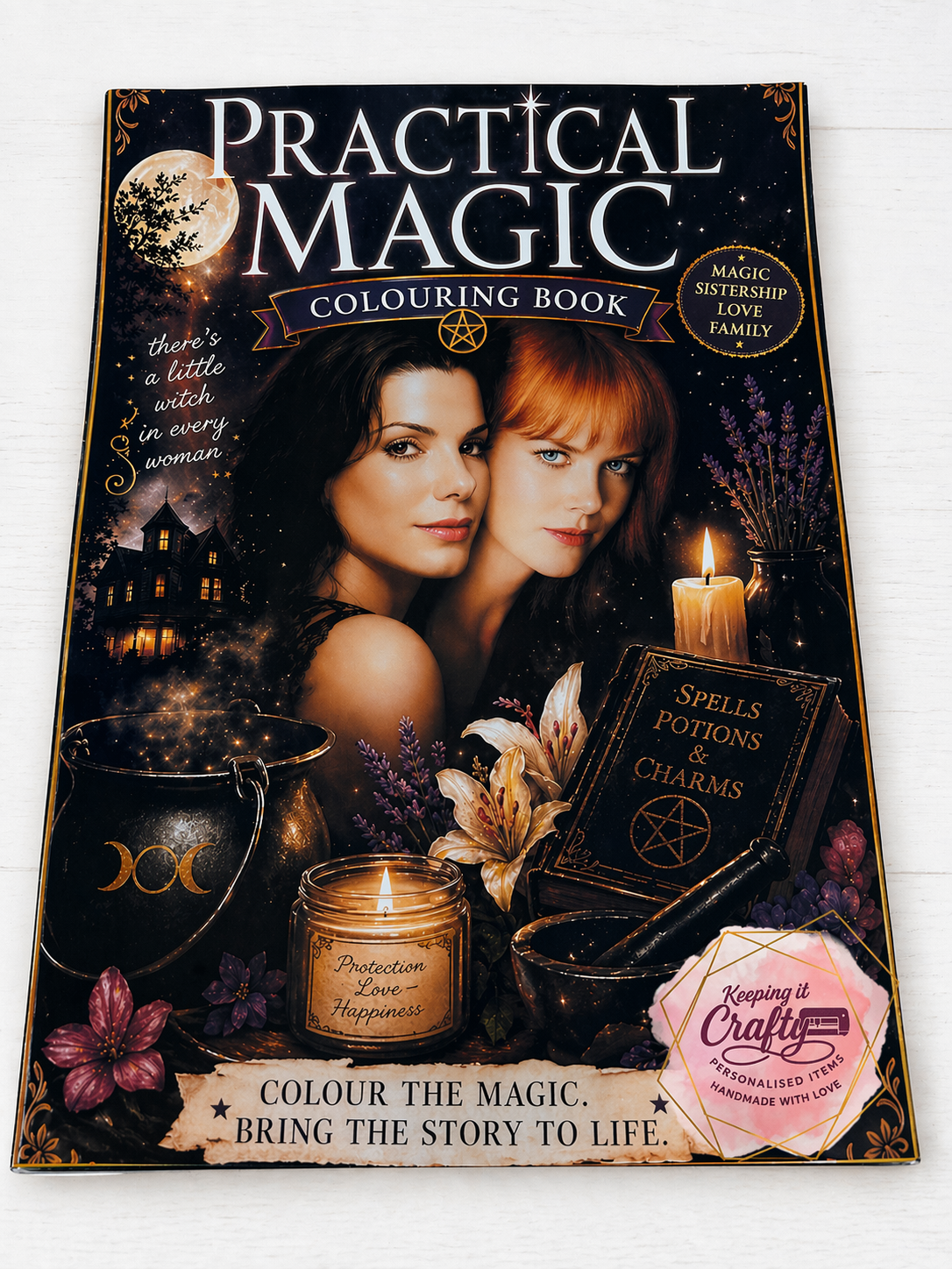 Practical Magic colouring book