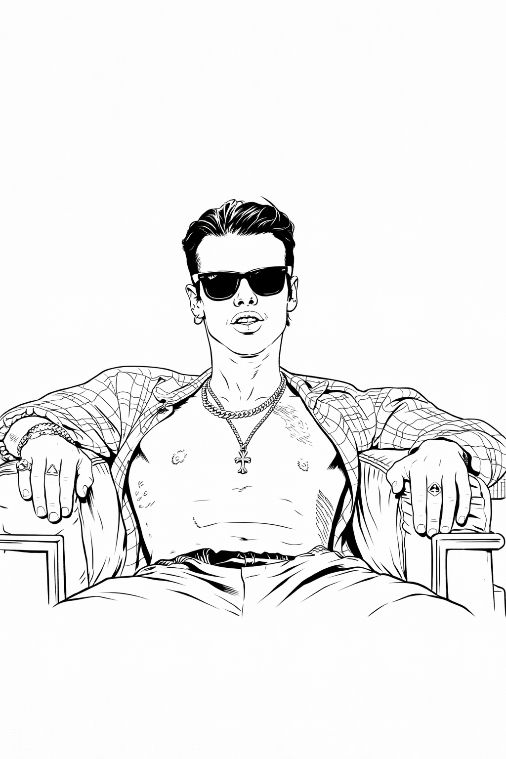 Yungblud colouring book