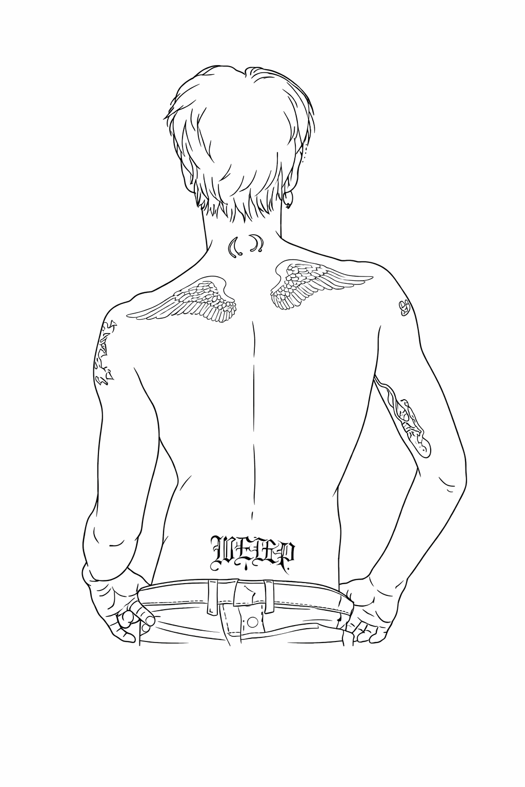 Yungblud colouring book