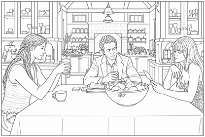 Practical Magic colouring book