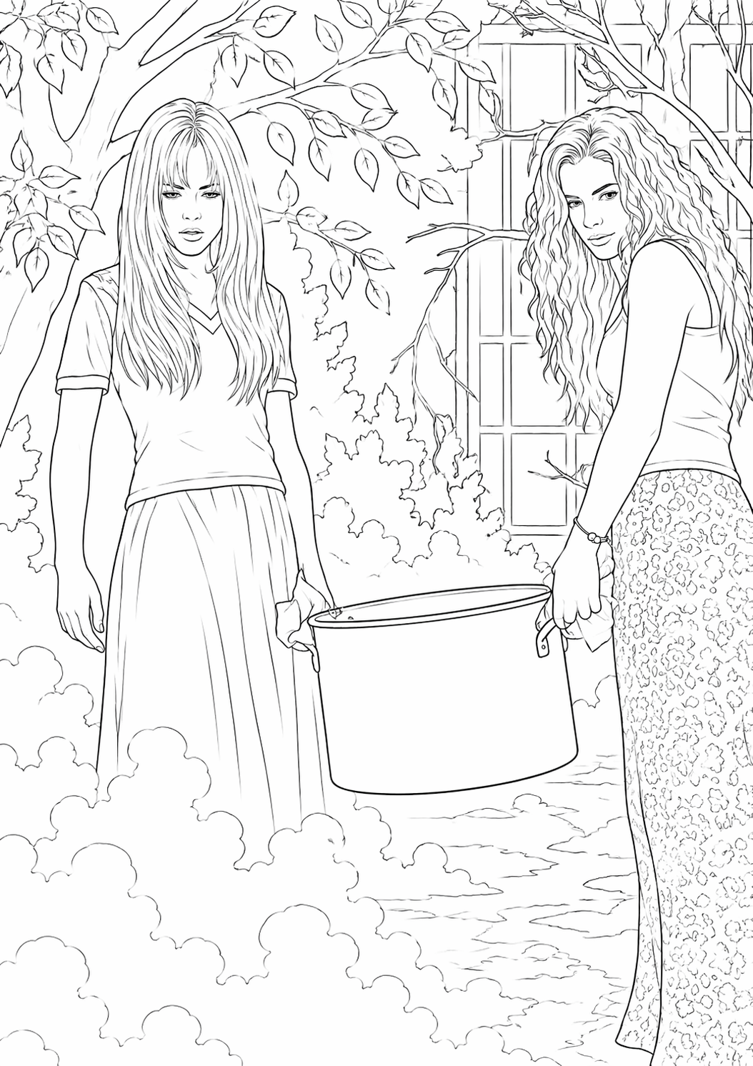 Practical Magic colouring book