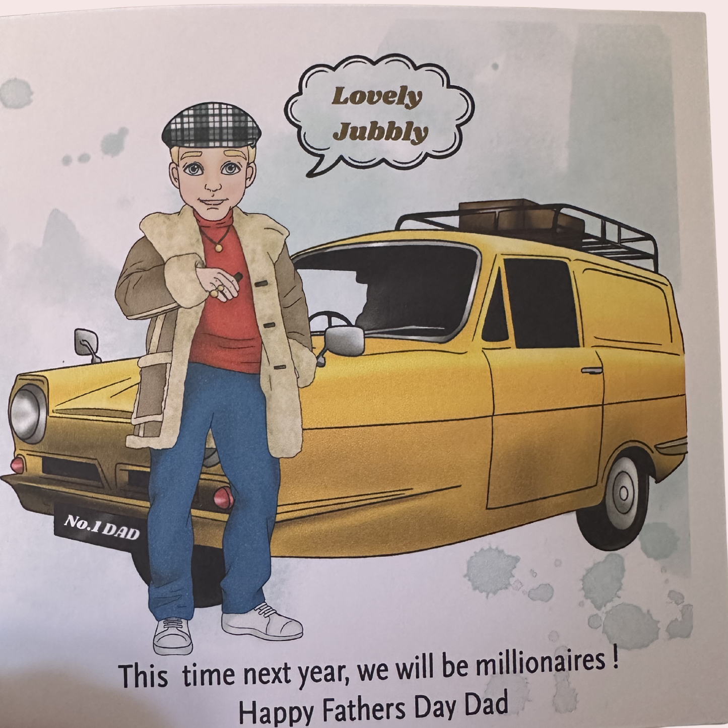 Next year we will be millionaires - fathers day card