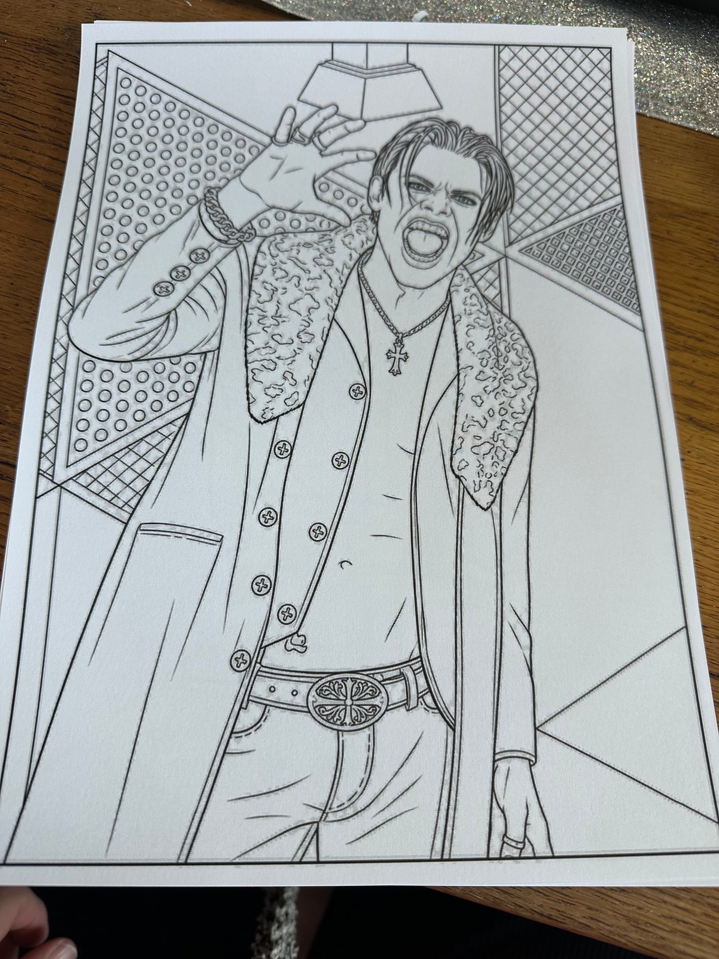 Yungblud colouring book Version 2
