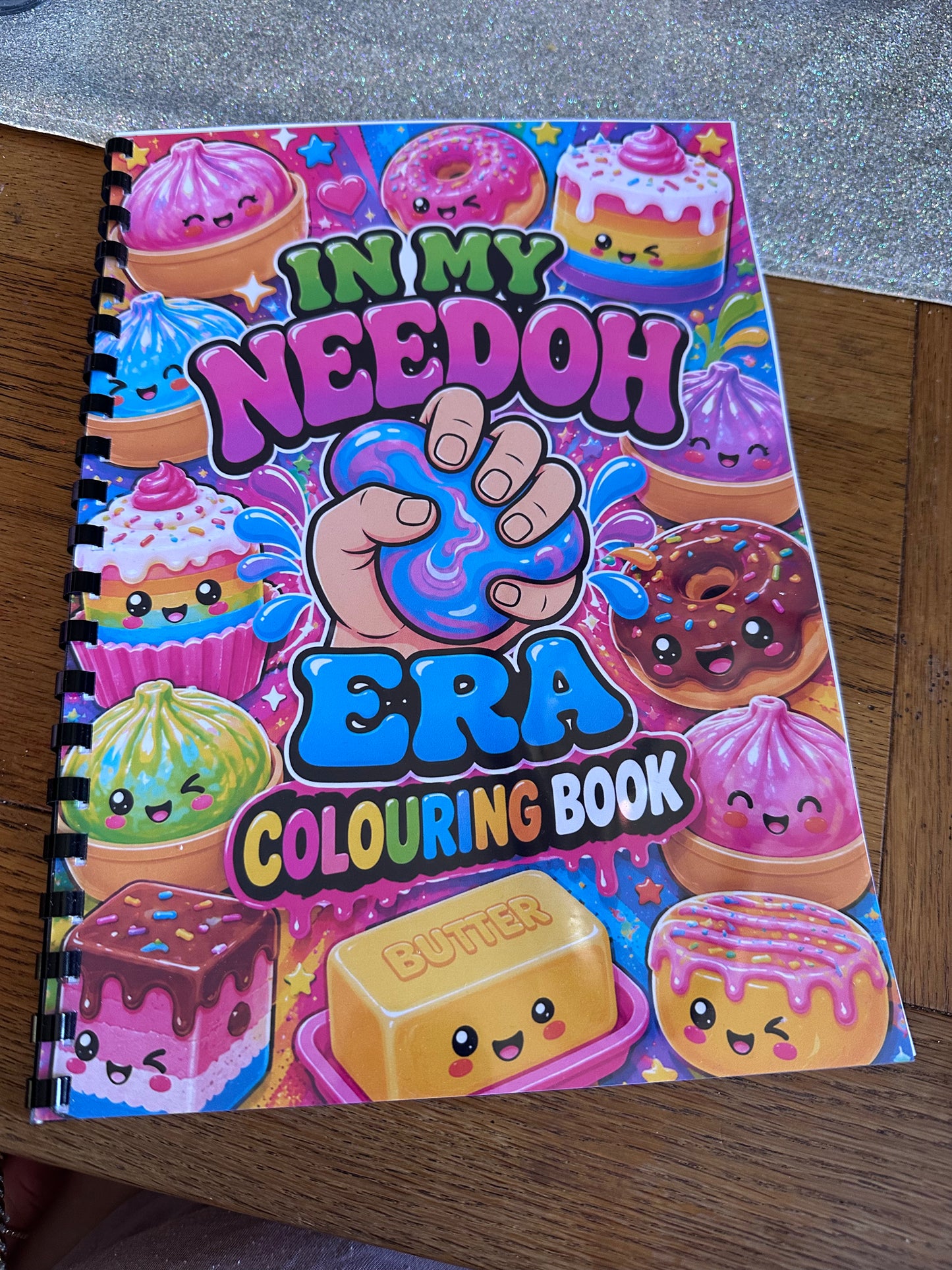 Needoh inspired Colouring Book A4 Relaxation Gift 21 Pages Glossy Cover 120 gsm Paper Activity Book for Kids & Adults