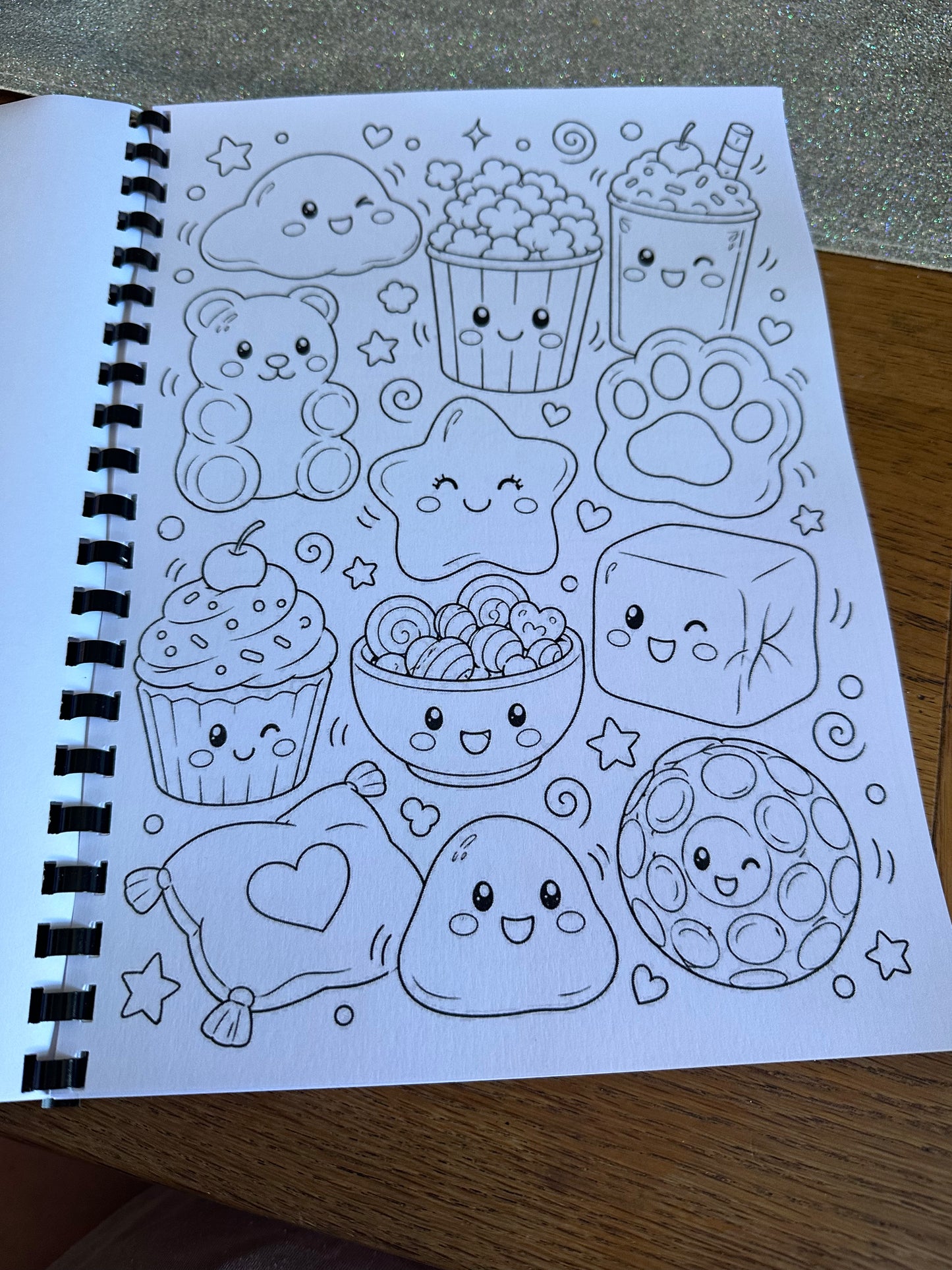 Needoh inspired Colouring Book A4 Relaxation Gift 21 Pages Glossy Cover 120 gsm Paper Activity Book for Kids & Adults