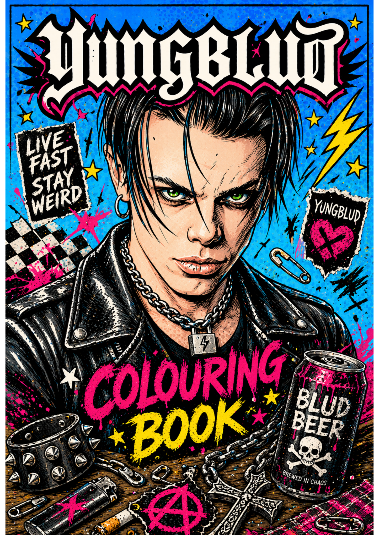 Yungblud colouring book